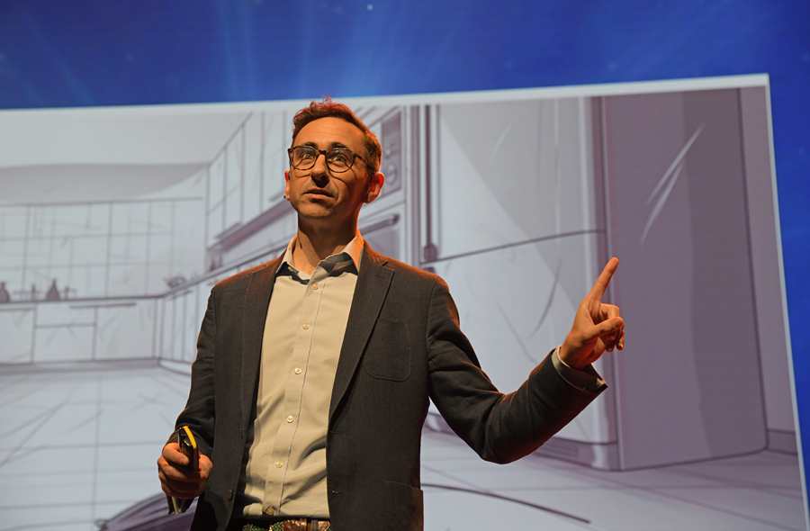Foto: Dan McCrum tijdens de Accountantsdag