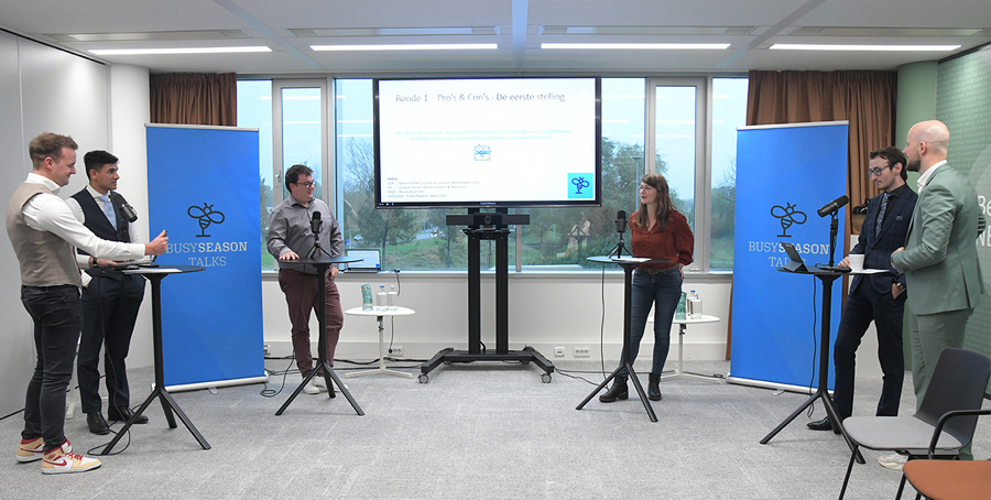 Foto: Debatsessie BusySeasonTalks overzicht