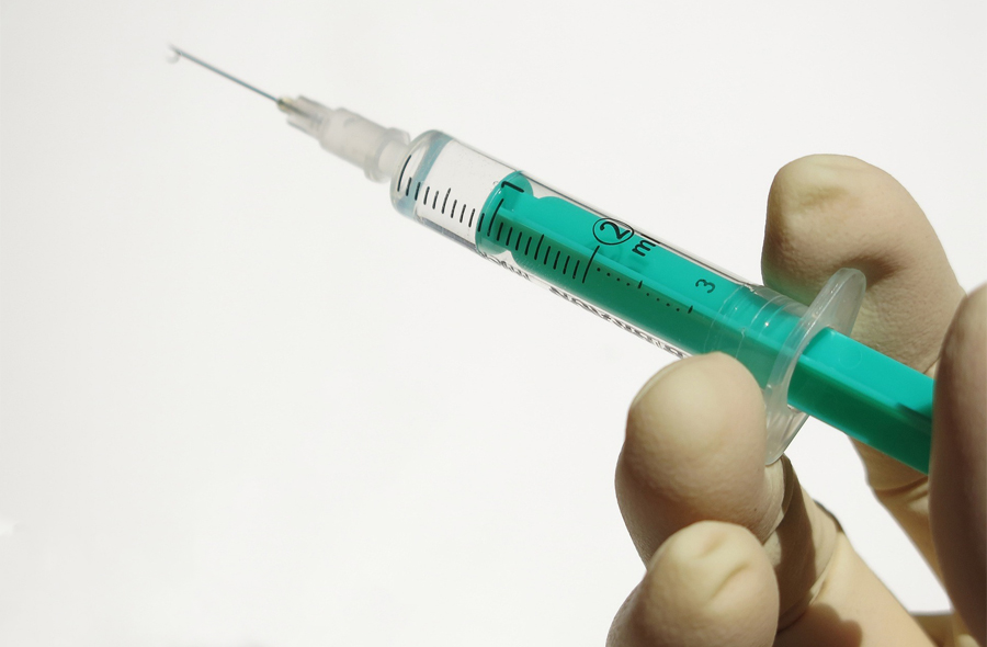 Foto injectiespuit