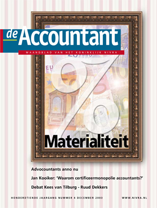 de Accountant nr. 4 2003